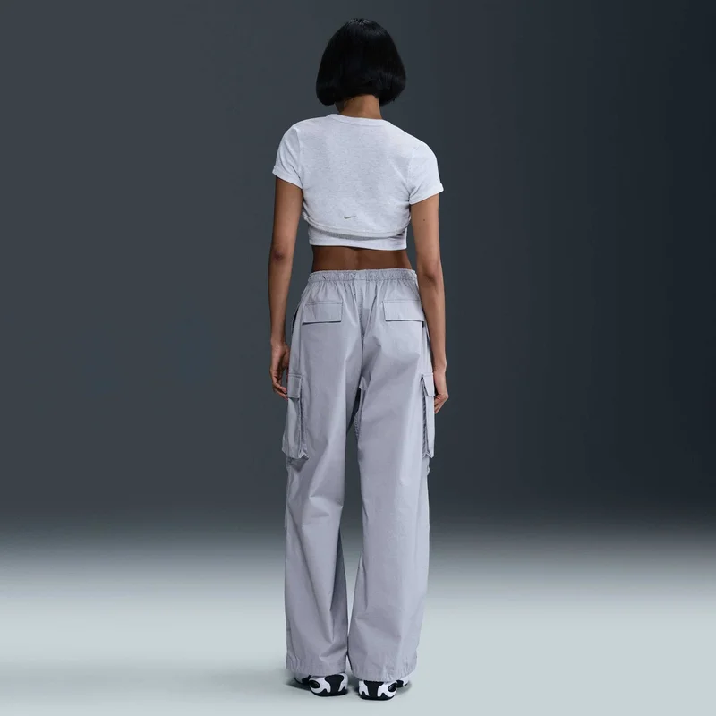 Nike Grey Women's Sportswear Chill Knit 2-In-1 Top Set for Women | Best Price UAE