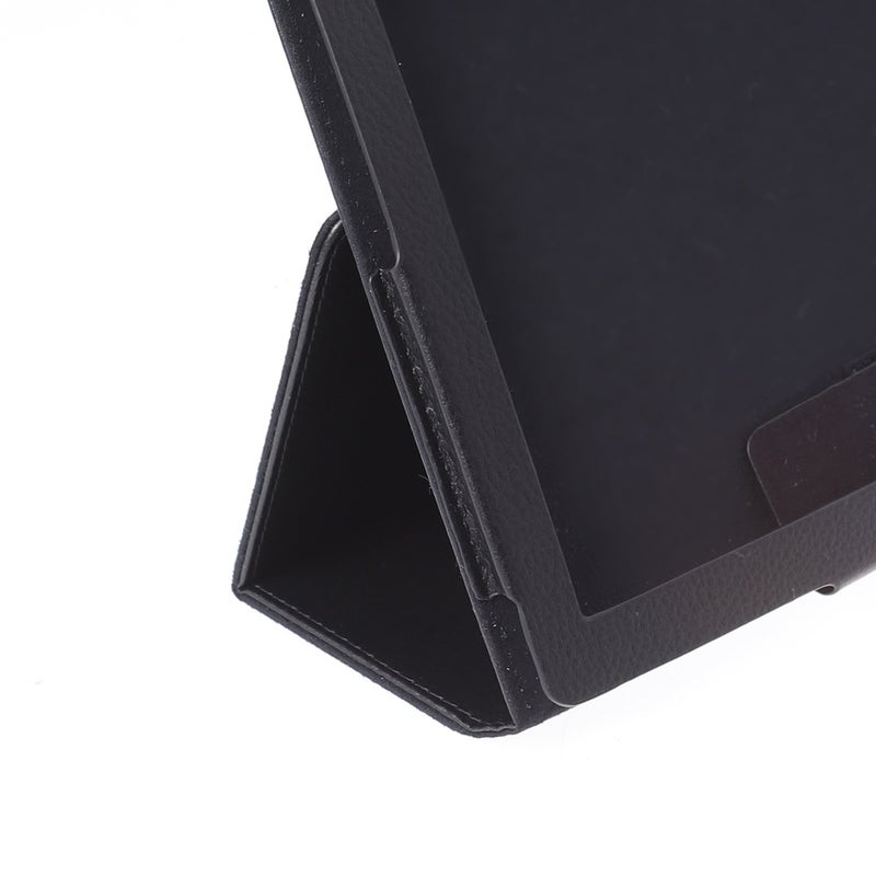 2pcs Texture Tablet PC Case Full Coverage Protective Cover with Holder for Tab 4 -X704F/N (Black) - Image 4