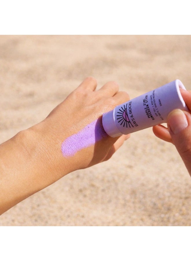 Rays & Rocks Sunscreen Zinc Stick - 30gm - Purple - Image 2