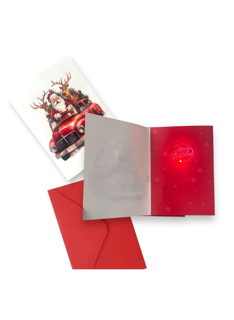 Doodle Kiddo Musical Merry Christmas Greeting Card with Envelope - Image 3