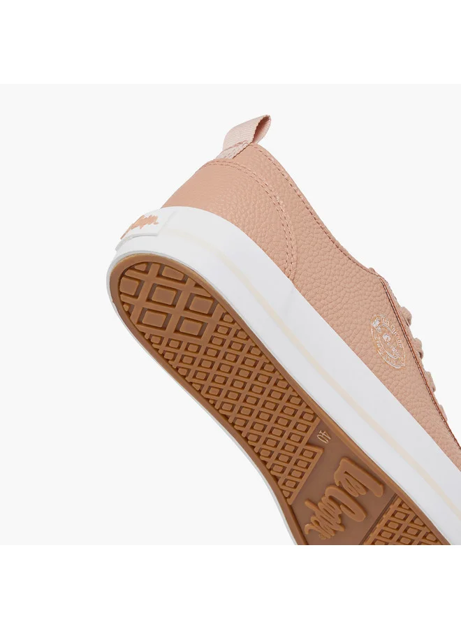 Lee Cooper Women's Logo Detail Sneakers with Lace-Up Closure