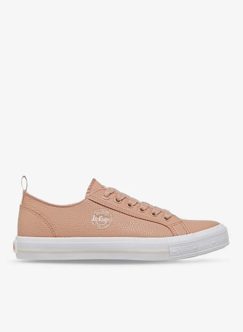 Women's Logo Detail Sneakers with Lace-Up Closure