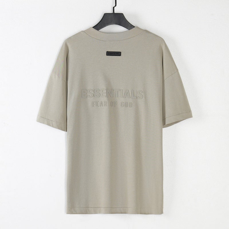 FEAR OF GOD ESSENTIALS V-Neck Tee Casual Fit Xuan Qing Black - Image 3