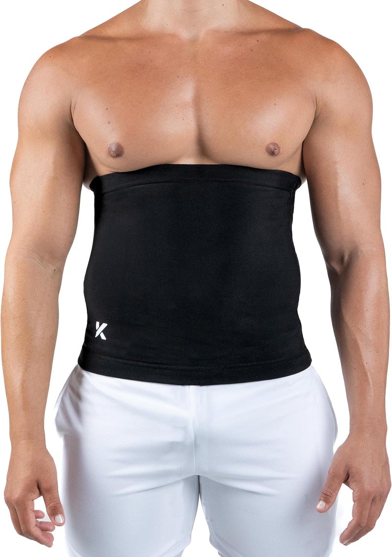 Kewlioo Men's Heat Trapping Waist Toner - Waist Trainer for Men - Comfortable & Discreet Waist Trimmer Thermo Sauna Belt - Image 2