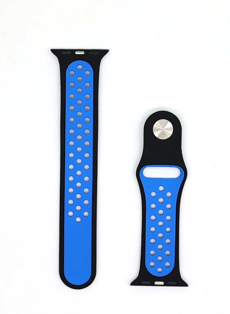 BORTONY Silicone Replacement Wrist Band Apple Watch Series 6/5/4/3/2/1 42-44mm - Image 3
