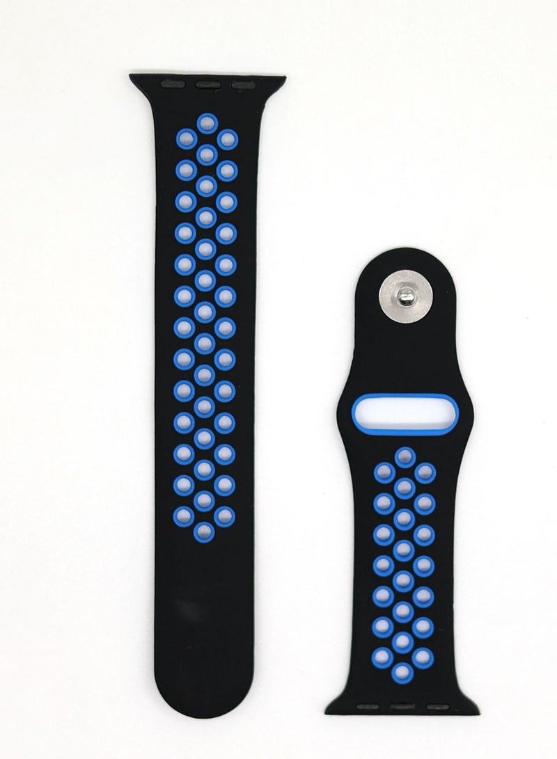 BORTONY Silicone Replacement Wrist Band Apple Watch Series 6/5/4/3/2/1 42-44mm - Image 2