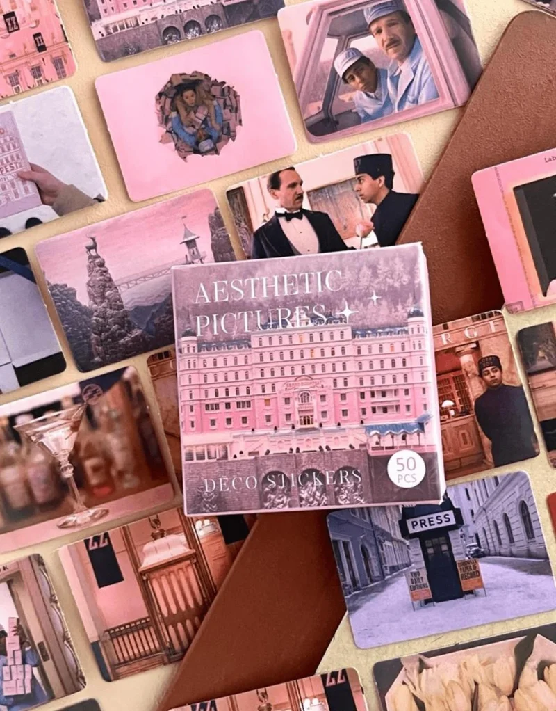 Kağıt Gemi Dükkan Paper Ship Shop The Grand Budapest Hotel Movie Box Sticker / Bullet Journal / Notebook Decoration / Stickers /
