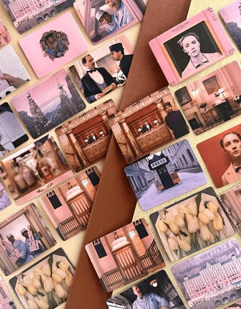 Kağıt Gemi Dükkan Paper Ship Shop The Grand Budapest Hotel Movie Box Sticker / Bullet Journal / Notebook Decoration / Stickers /