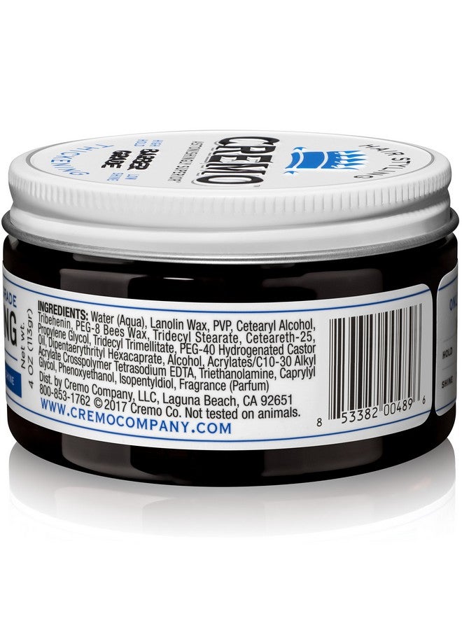 Cremo Mens Hair Paste - Premium Barber Grade Thickening Paste with High Hold and Low Shine, 4 Oz - Image 3