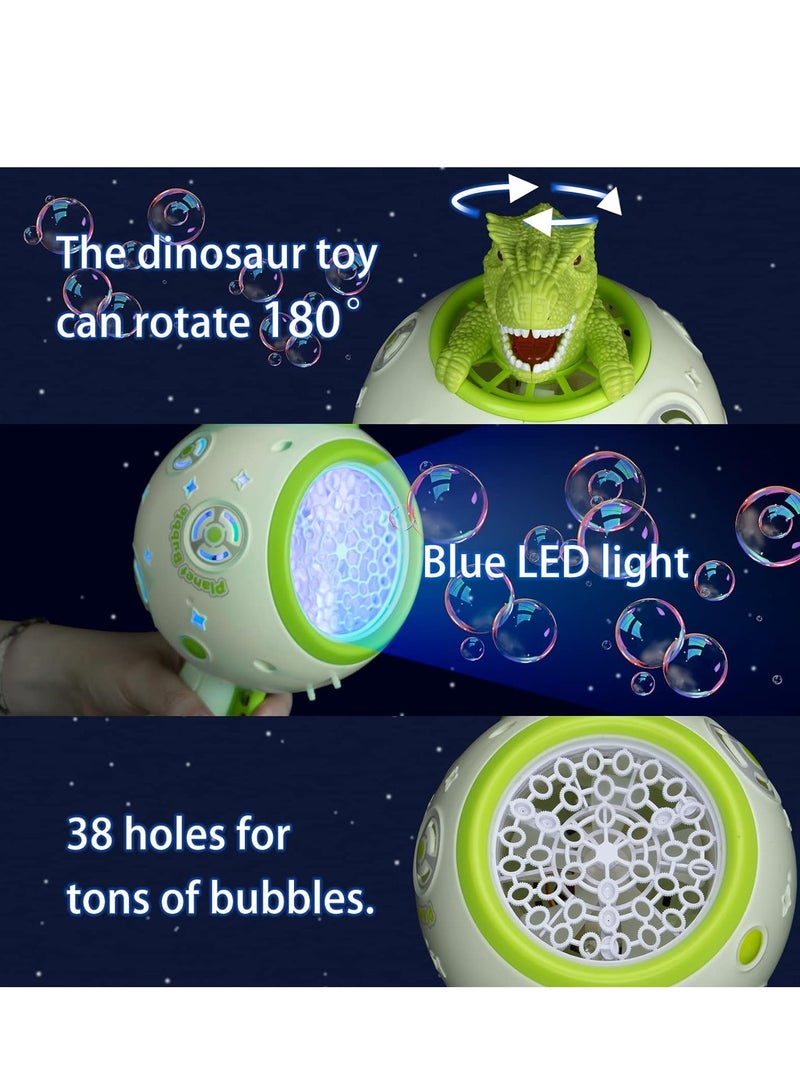 SYOSI Auto Bubble Machine Rechargeable Dinosaur Bubble Machine with 17oz Bubble Solution,LED Light Leak Proof Design,Automatic Bubble Maker Summer Toys for Kids Adults Outdoor Birthday Wedding Party - Image 5