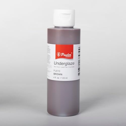 Pasler® Underglaze,4 fl oz/120 ml, Underglaze,Assorted Colors, (PU006 BLACK) - Image 2
