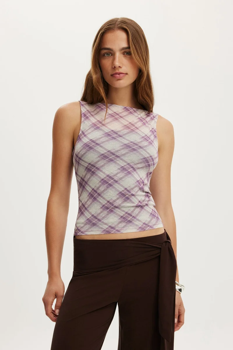MAXI MESH TANK TOP