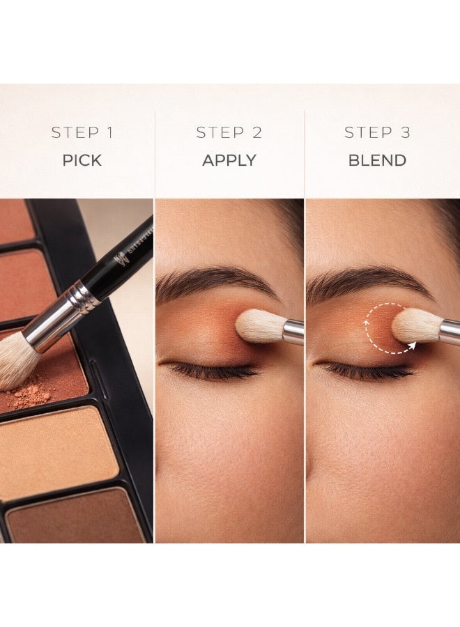 Eye Shadow Blending Brush – Fluffy Crease Brush for Seamless Blending, Soft Diffusion & Gradient Eyeshadow – Professional Makeup Brush for Eye Makeup, Ultra Soft Bristles - Image 5