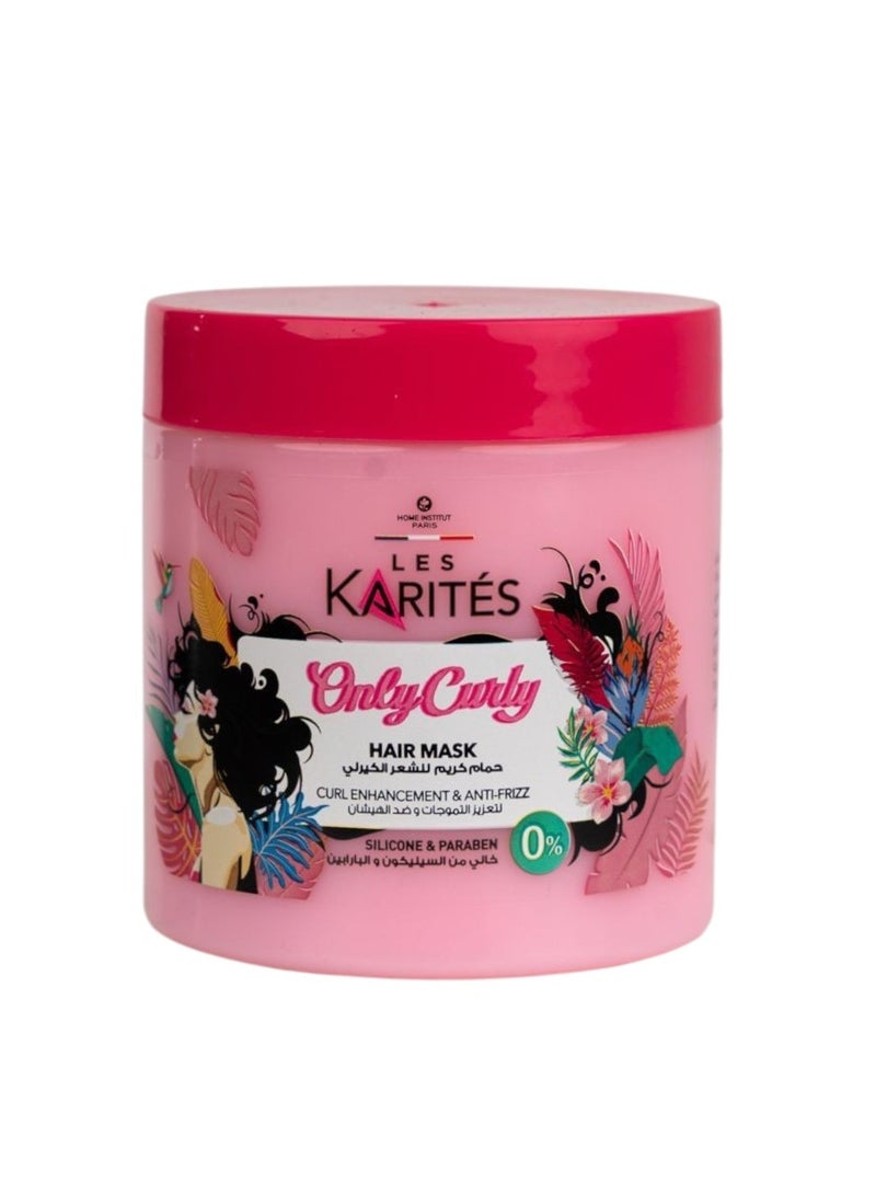 قناع الشعر المجعد ليه كاريتيز أونلي لتعزيز تجعيد الشعر ومضاد للتجعد 400 مل