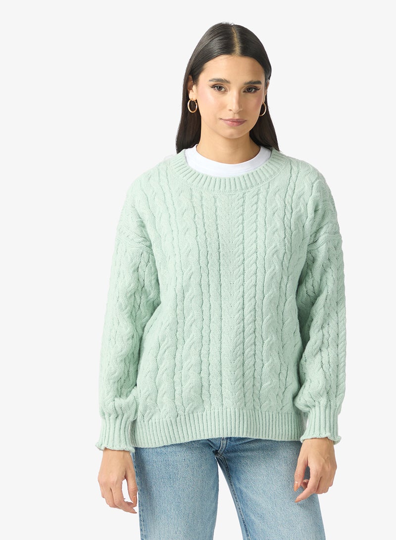 ايلا كنزة محبوكة بالكابل - Image 1