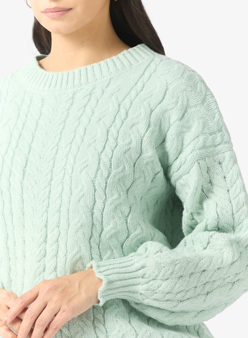 ايلا كنزة محبوكة بالكابل - Image 3