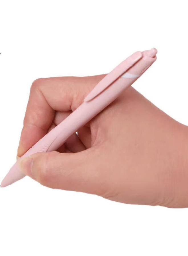 Uni Mitsubishi (Uni) Jetstream Series Retractable Sxn-150 Bullet Tip Push-Button Ballpoint Pen For Students And Office Use, Medium Oil Pen 0.5Mm, Soft Pink Barrel - Image 3