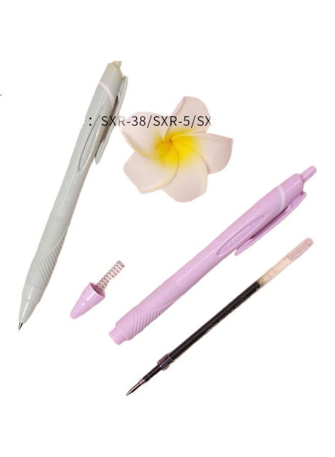 Uni Mitsubishi (Uni) Jetstream Series Retractable Sxn-150 Bullet Tip Push-Button Ballpoint Pen For Students And Office Use, Medium Oil Pen 0.5Mm, Soft Pink Barrel - Image 2