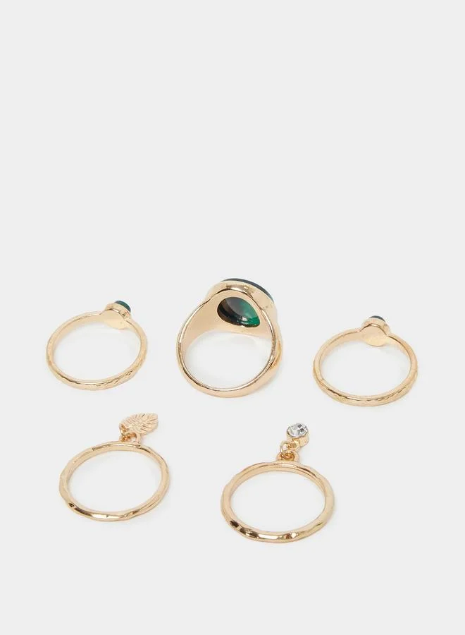 Styli Styli Set of 5 - Embellished Rings