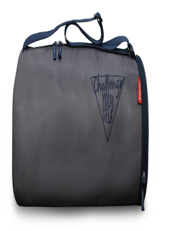 Sfane Sports Gym Bags (Grey & Blue) - Image 1