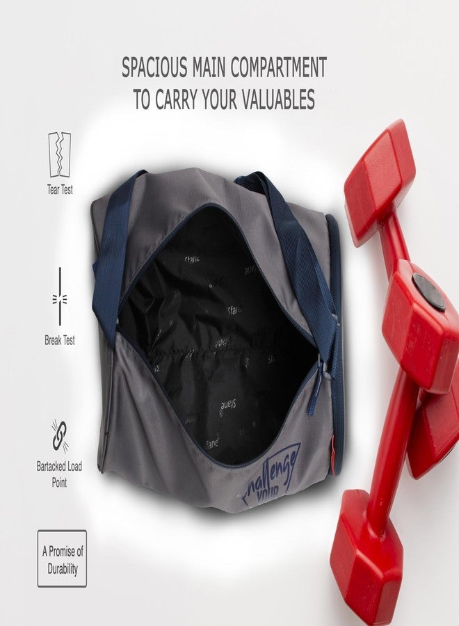 Sfane Sports Gym Bags (Grey & Blue) - Image 2