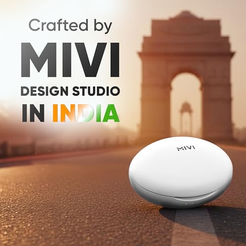 Mivi DuoPods Vibe | Dual Connectivity Ear Buds Wireless | Clear HD Calls | 5.3 Bluetooth Earphone Wireless | 13mm Drivers | 60 Hours Playtime | Made in India TWS Earbuds - Image 4