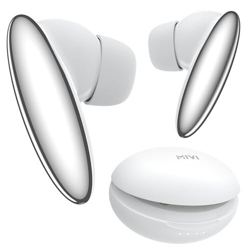 Mivi DuoPods Vibe | Dual Connectivity Ear Buds Wireless | Clear HD Calls | 5.3 Bluetooth Earphone Wireless | 13mm Drivers | 60 Hours Playtime | Made in India TWS Earbuds - Image 1
