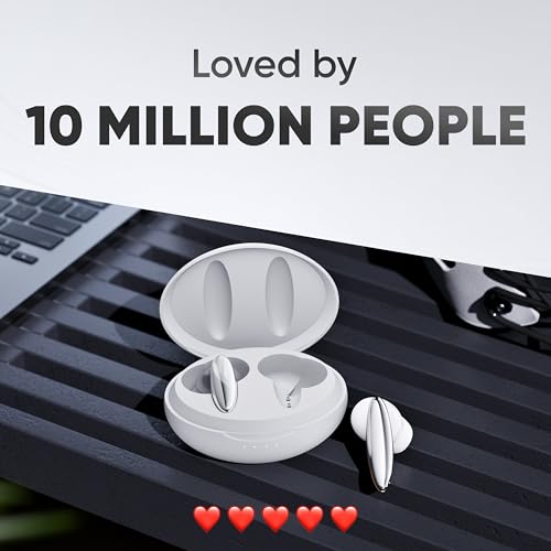 Mivi DuoPods Vibe | Dual Connectivity Ear Buds Wireless | Clear HD Calls | 5.3 Bluetooth Earphone Wireless | 13mm Drivers | 60 Hours Playtime | Made in India TWS Earbuds - Image 3
