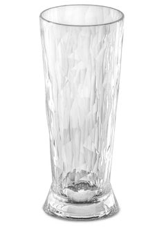 Koziol Koziol Beer Glass Pilsner Transparent Club No 10 450ml, Polycarbonate (Pack of 4) 