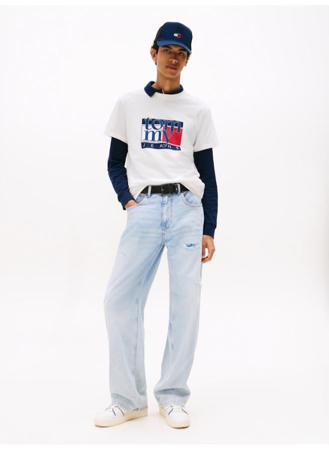 TOMMY JEANS Flag Graphic Slim T-Shirt - Image 4