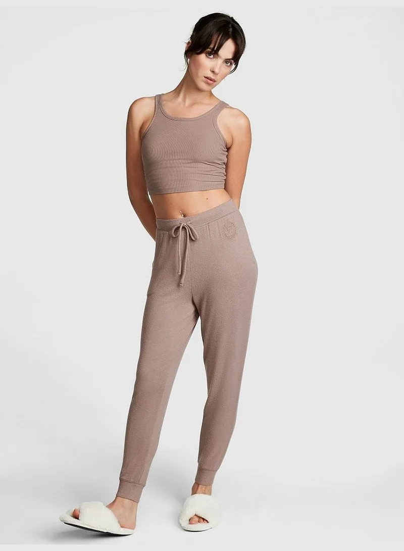 PINK Cozy Jogger Sleep Pants