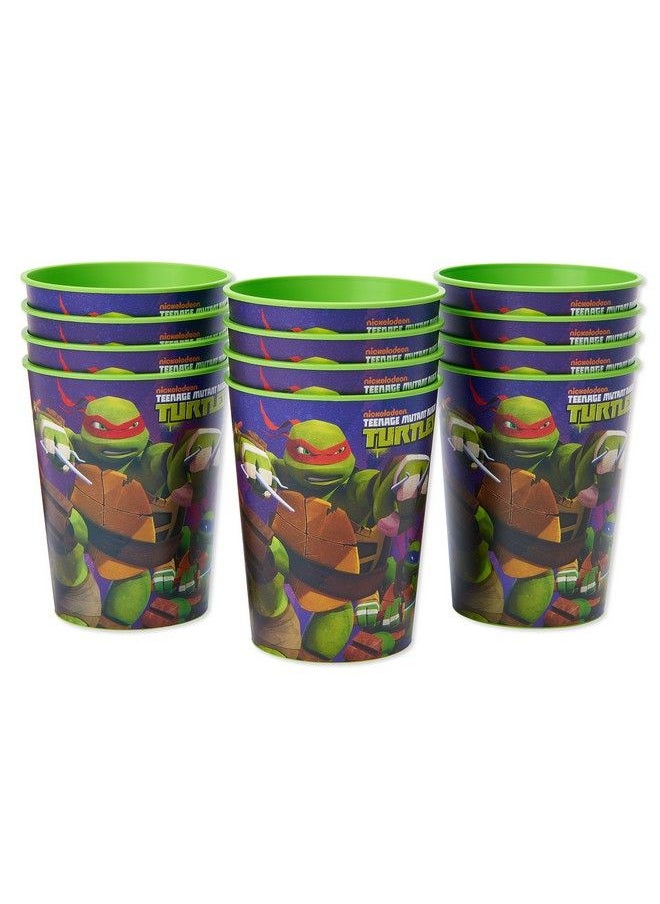 American Greetings - Teenage Mutant Ninja Turtle (Tmnt) Party Supplies 16 Oz. Reusable Plastic Party Cup (12Count) - Image 1