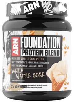 ARN Arms Race Nutrition | ARN | Foundation Whey Protein Blend (25 servings, Vanilla Waffle Cone)  - Image 1