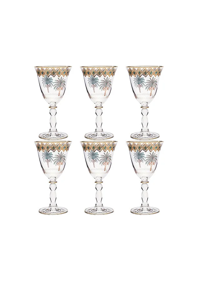 Villeroy & Boch 6-Piece Palm Green Juice Glasses