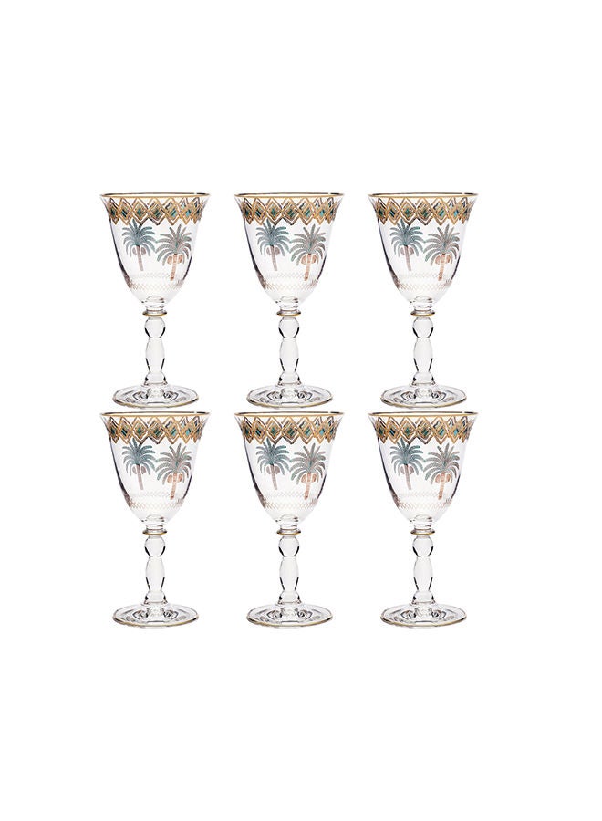 Villeroy & Boch 6-Piece Palm Green Juice Glasses  - Image 2