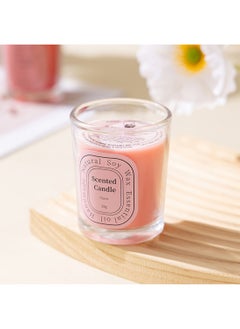 ruidisen Scented Candle, Long Lasting Aromatherapy Jar Natural Soy Wax Candles Air Freshener for Home, Yoga 55g (Coco)  - Image 2