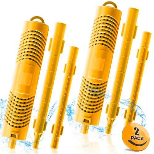 Bilinavy Spa in-Filter Mineral Sticks Parts for Hot Tub Filter Cartridge, Last for 4 Months, Yellow, 2PCS - Image 1