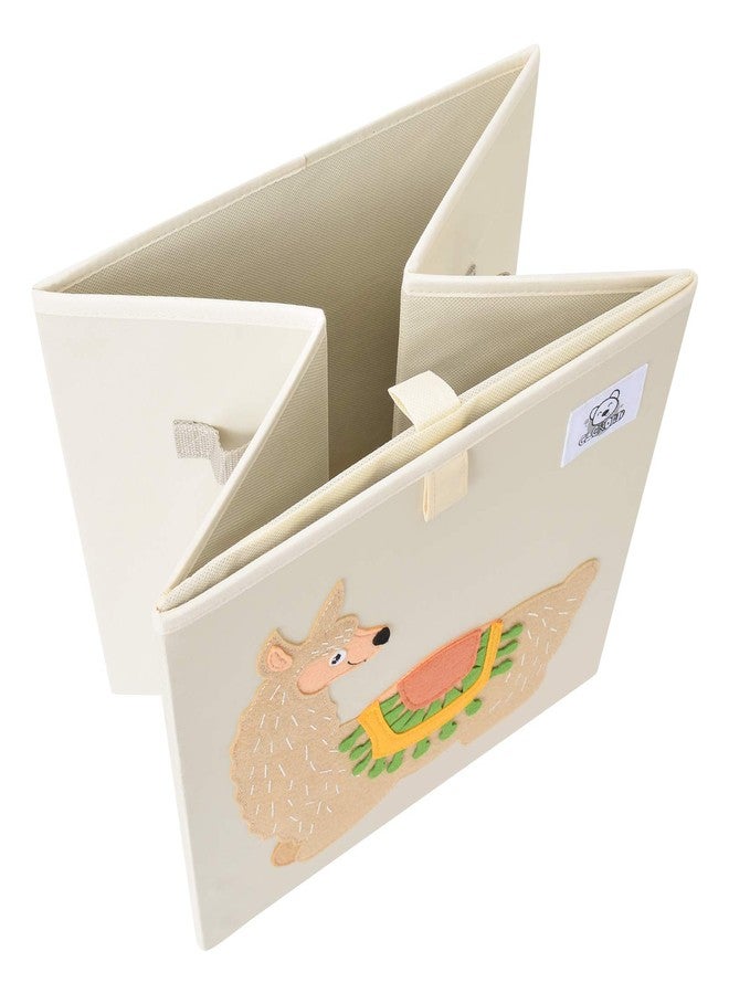CLCROBD Foldable Animal Cube Storage Bins Fabric Toy Box/Chest/Organizer for Toddler/Kids Nursery, Playroom, 13 inch (Deer) - Image 4