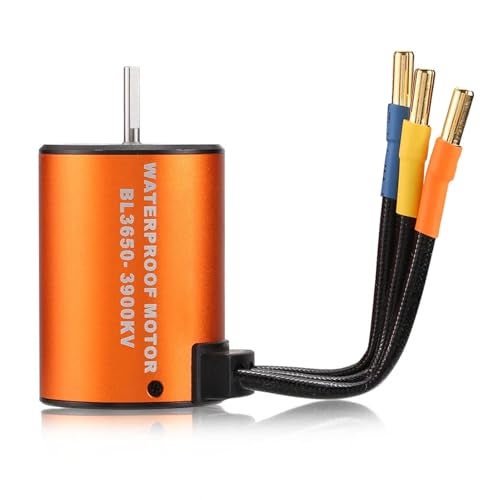 GoolRC Brushless Motor Upgrade Waterproof 3650 3900KV Brushless Motor with 60A ESC Combo Set for 1/10 RC Car Truck - Image 2