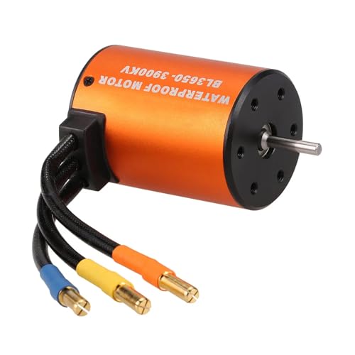 GoolRC Brushless Motor Upgrade Waterproof 3650 3900KV Brushless Motor with 60A ESC Combo Set for 1/10 RC Car Truck - Image 3