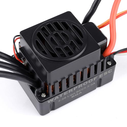 GoolRC Brushless Motor Upgrade Waterproof 3650 3900KV Brushless Motor with 60A ESC Combo Set for 1/10 RC Car Truck - Image 4