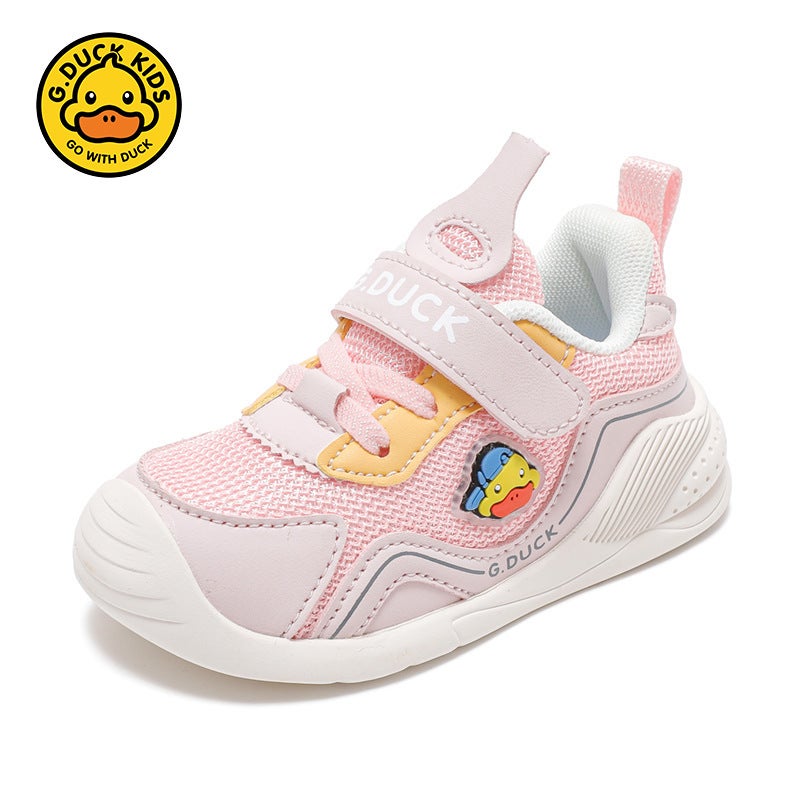 Baby'S Shoes Mesh Breathable Boys' Toddler Shoes 2025 New Soft Sole Non-Slip Baotou Girls Fit Shoes - Image 2