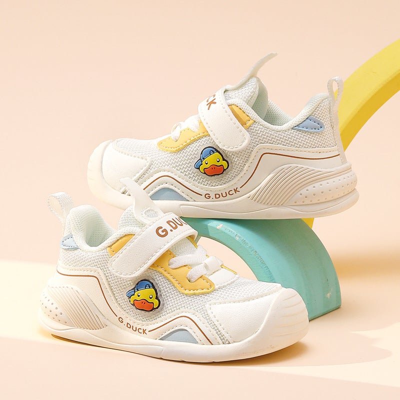 Baby'S Shoes Mesh Breathable Boys' Toddler Shoes 2025 New Soft Sole Non-Slip Baotou Girls Fit Shoes - Image 3