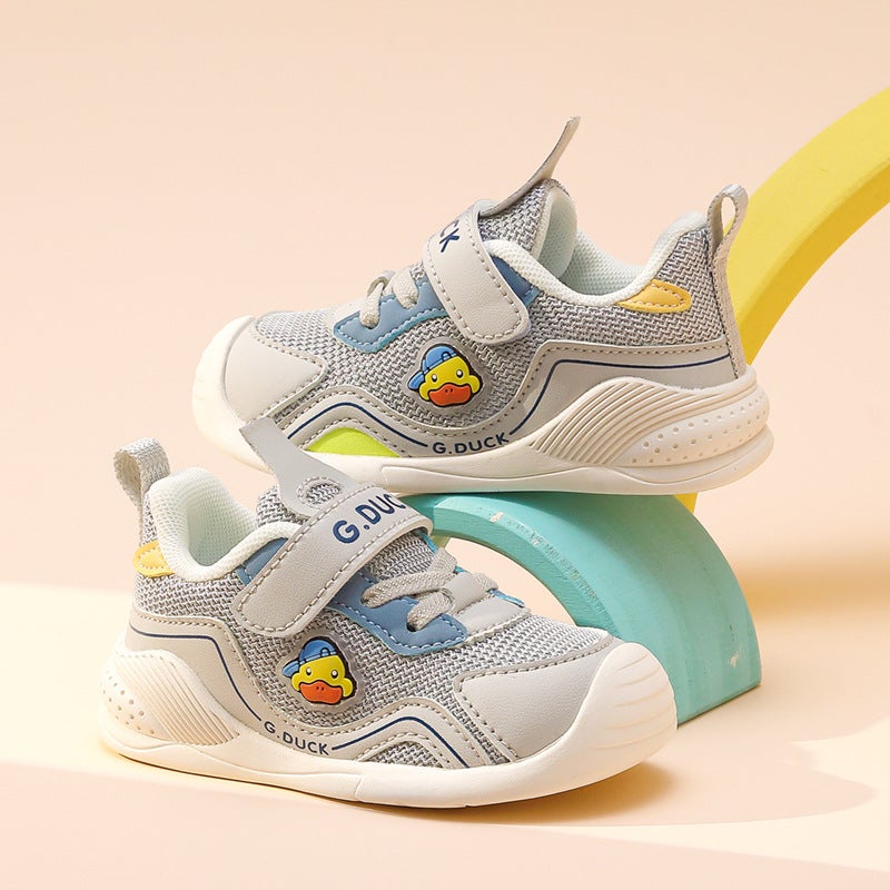 Baby'S Shoes Mesh Breathable Boys' Toddler Shoes 2025 New Soft Sole Non-Slip Baotou Girls Fit Shoes - Image 4