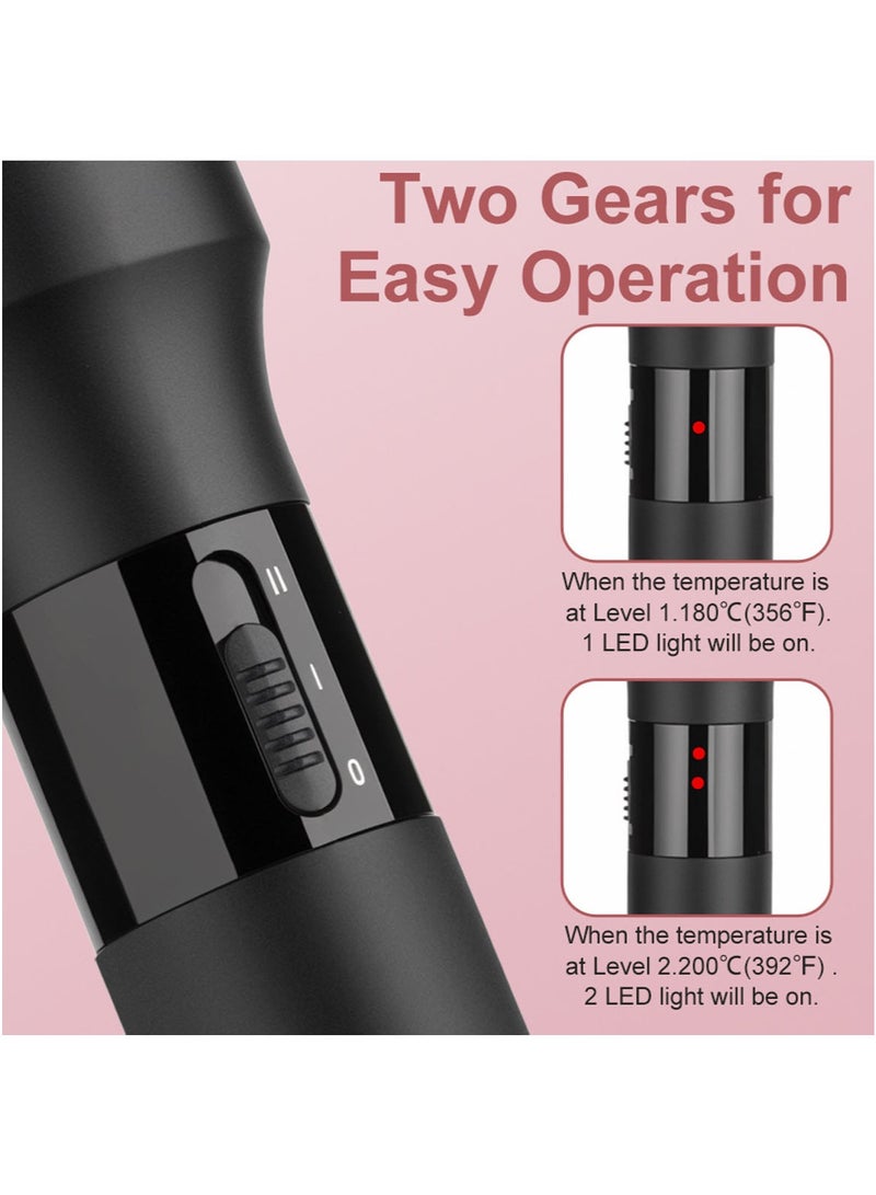 MarlaMall فرشاة حرارية، فرشاة تجعيد دائرية ساخنة بقطر 1.5 بوصة لتصفيف الشعر، مكواة شعر أيونية ساخنة لتسريحات صالون، سهلة لإنشاء مظهر تجفيف الشعر - Image 5