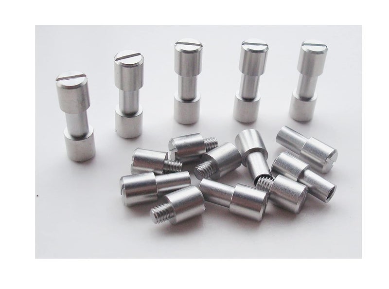 N.C HAISDA Stainless Steel Corby Bolts Fasteners EDC KnifeMakers Pivot Pin Rivets DIY Knife Handle Studs Screws Pack of 10 6 8mm - Image 3
