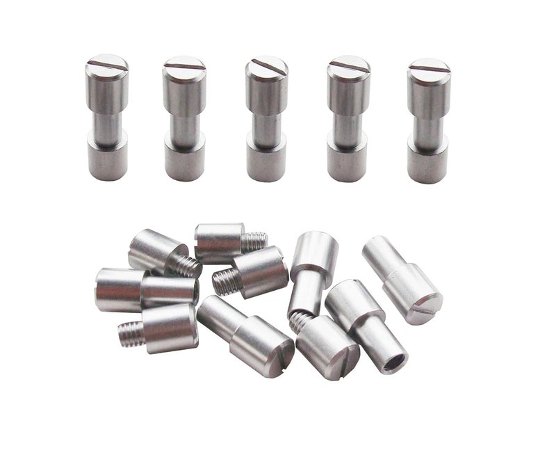 N.C HAISDA Stainless Steel Corby Bolts Fasteners EDC KnifeMakers Pivot Pin Rivets DIY Knife Handle Studs Screws Pack of 10 6 8mm - Image 1