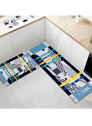 2 PCS Set Large Kitchen Mats With Thick Non Slip Bottom For Kitchen Floor With Beautiful Design (50×80CM And 50×160CM) - pzsku/Z82FEC9DABEA6FADB7DA2Z/45/_/1666767850/53cee470-903e-457b-b0c9-e17f67a0fbef