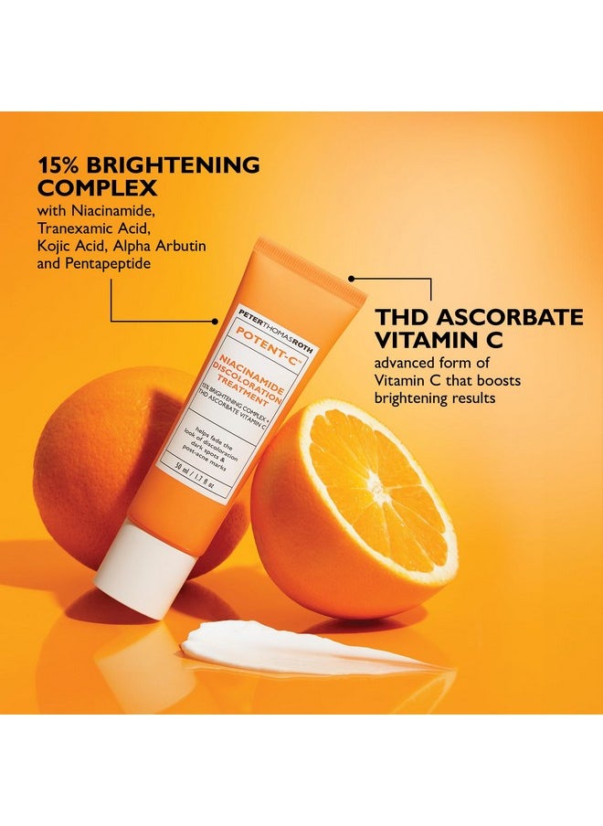 PETER THOMAS ROTH - Potentc Niacinamide Discoloration Treatment For Discoloration Dark Spots And Postacne Marks Intensive Brightening Treatment With Vitamin C And Niacinamide - Image 1