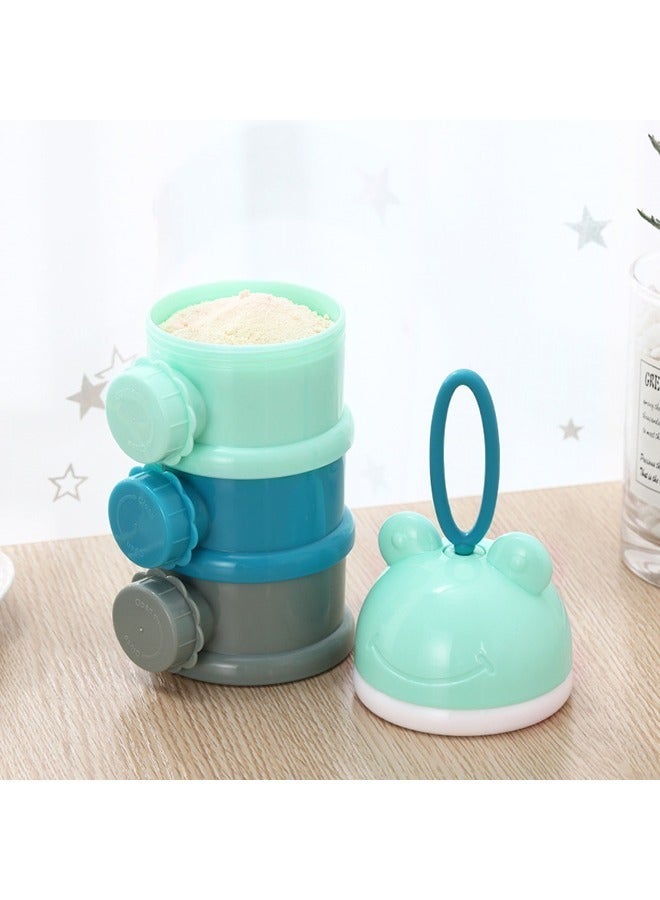 Milk Powder Box for Formula Portable Dispenser Storage Case Side Opened Design for Travel and Feeding Non Spill Stackable Compartments Convenient Milk Container for Formula - Image 5